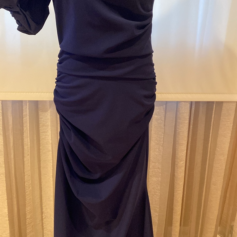 Chiara Boni La Petite Robe one-shoulder Ruffle-Sleeve Trumpet Gown $1190.00 - Picture 4 of 16
